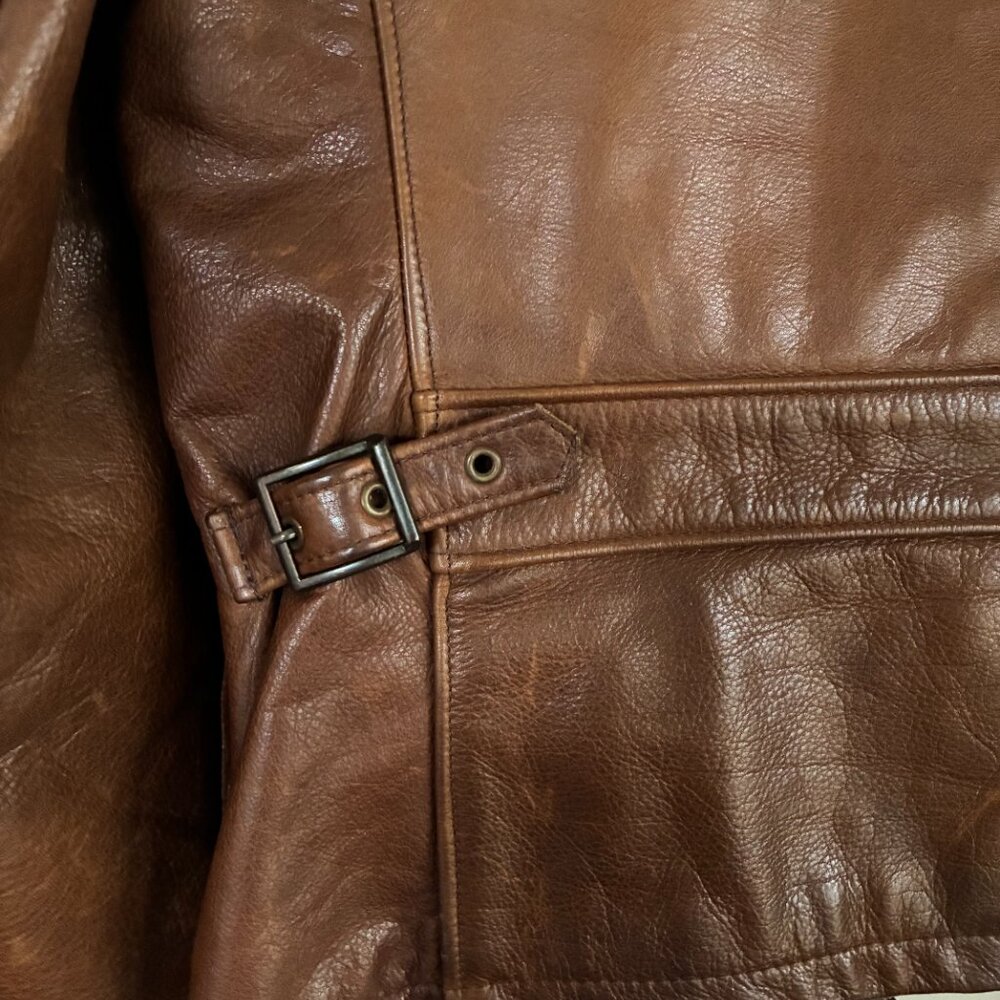 Schott Leather Jacket Men's Size M - Picture 6 of 8